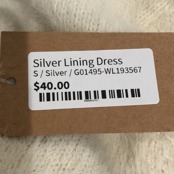 WISHLIST Apparel NWT Silver Lining Mini Dress - Picture 5 of 5